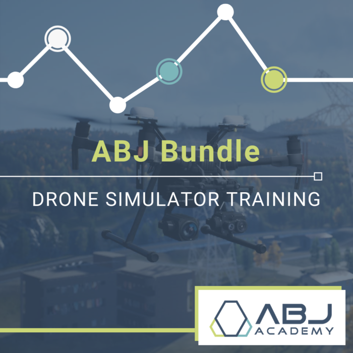 ABJ Drone Simulator Training Bundle - Individual License and Controller